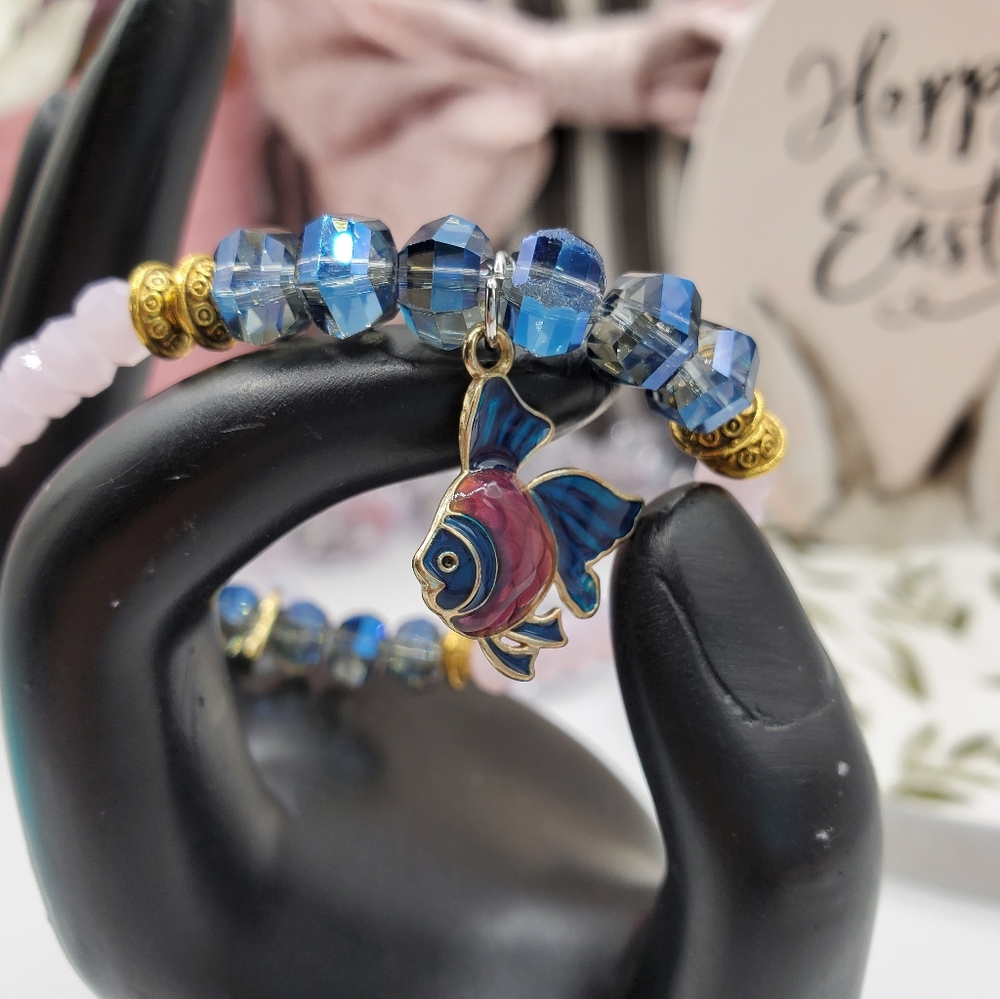 Beta fish bracelet